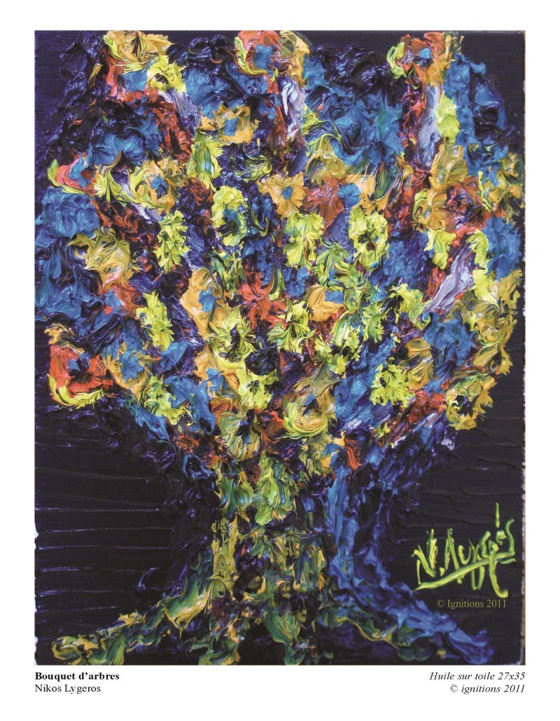 Nikos Lygeros - Bouquet d’arbres.